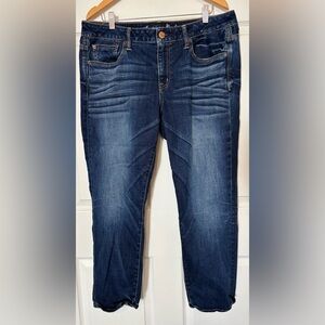 American Eagle Slouchy ankle jeans size 14